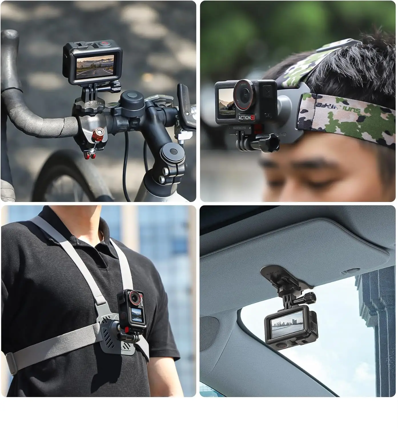 Sunnylife Magnetic Adapter For DJI Osmo Action 5 PRO 4/3/2 Foldable Quick-release Plate for Osmo 360 Camera Expansion Accessor - Image 5