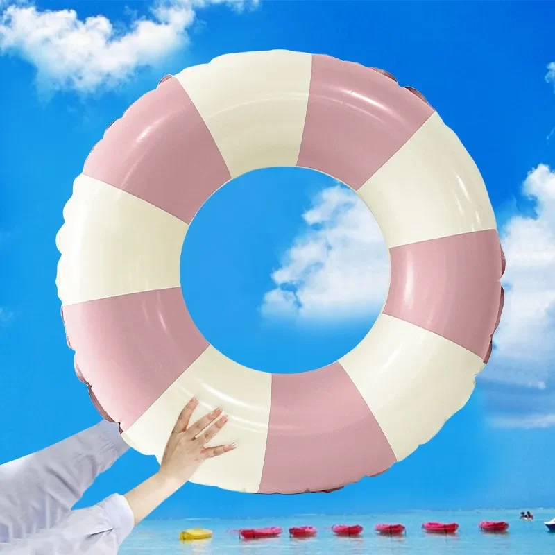 Summer Swimming Ring Party Inflatable Stripe Pool Swim Ring for Adult Swimming Accessories Swim Tube Wter Game Play Pool Toys