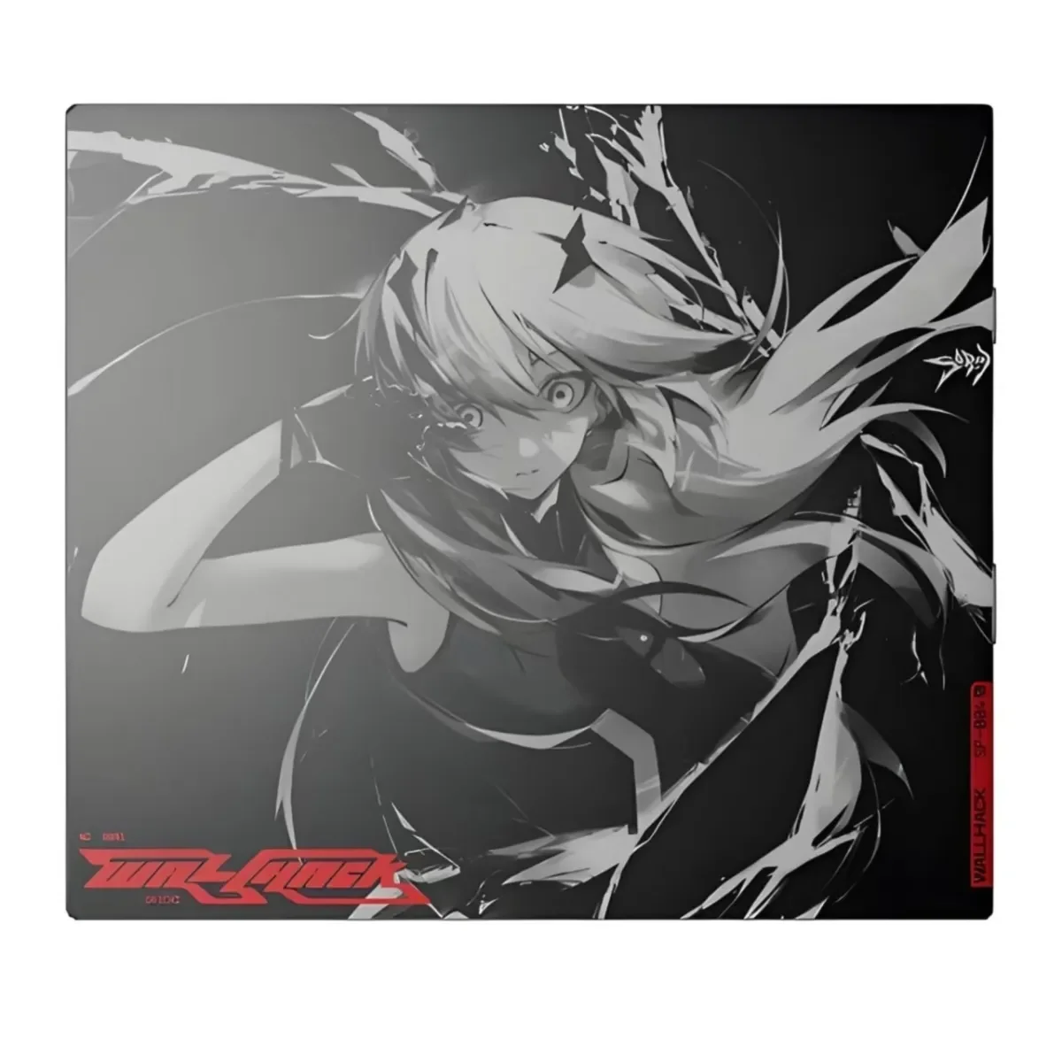 Black Cool Girl Glass Mousepad Sora Game Mouse Pad Customized Pattern Tempered Smooth Gaming Desk Mat Fps Esports Office Gaming