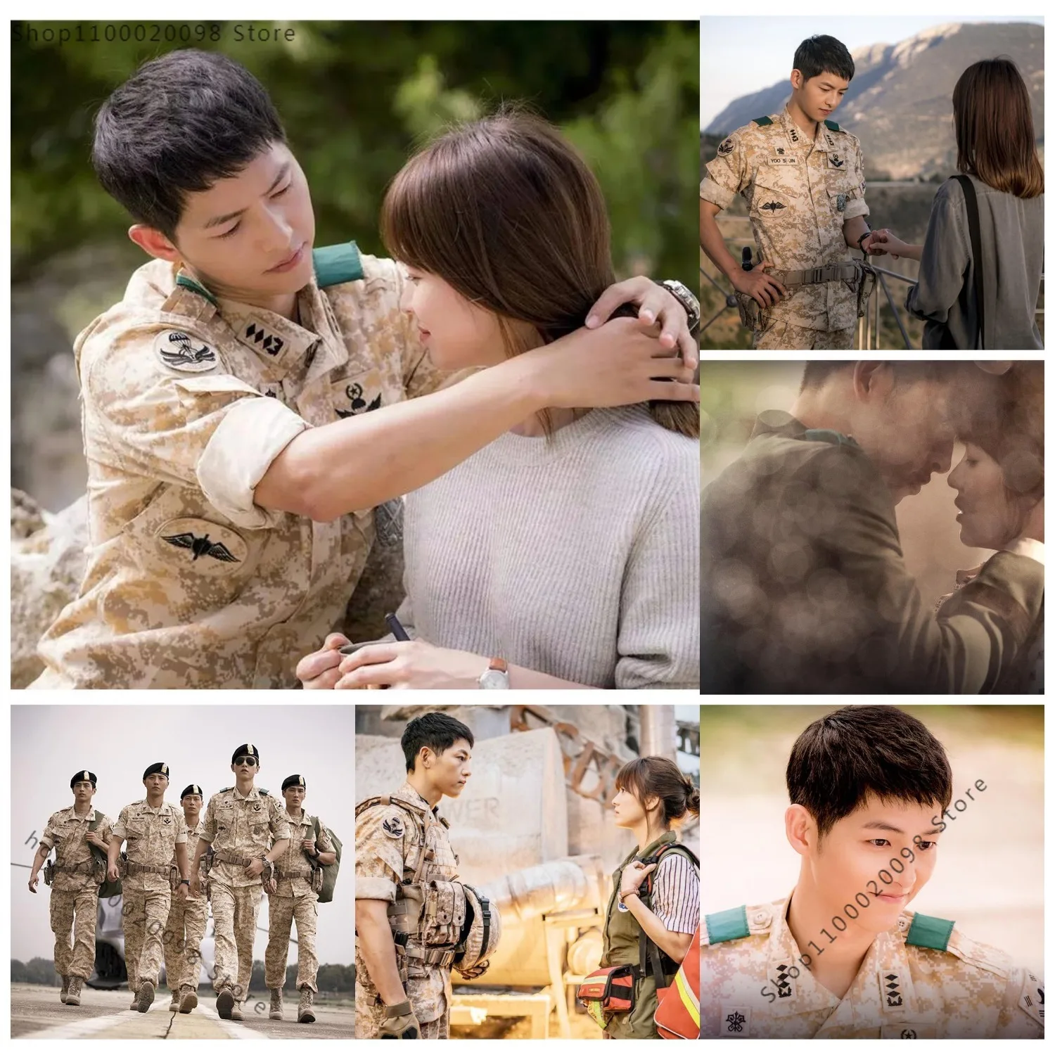 Korean Drama Descendants of the Sun Canvas Painting Fans Gift Quality Posters Prints Wall Art Home Decor Living Room Decoration