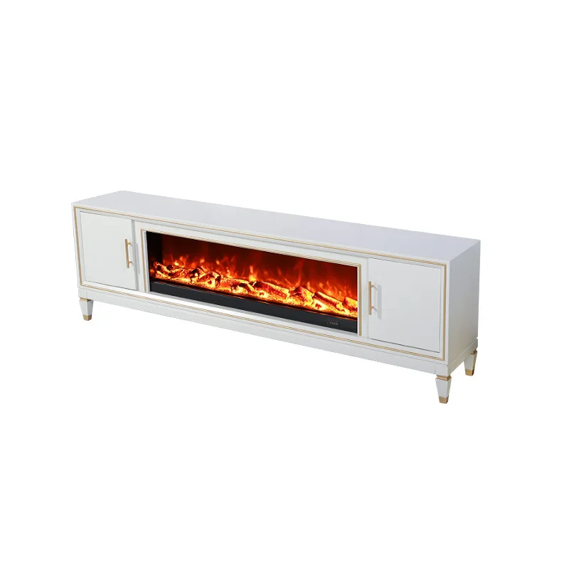 #￥2-meter European-style Fireplace Decoration  Luxury American-style Fireplace TV Cabinet Simulated Fire Electronic Furnace Core