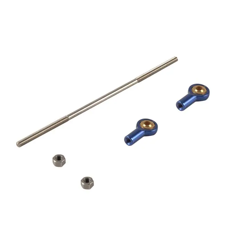 RC Auto Trekstang M3 x L100mm Metalball Head en Rod ON Beide Ends Vervanging voor RC Crawler Auto Model vliegtuig