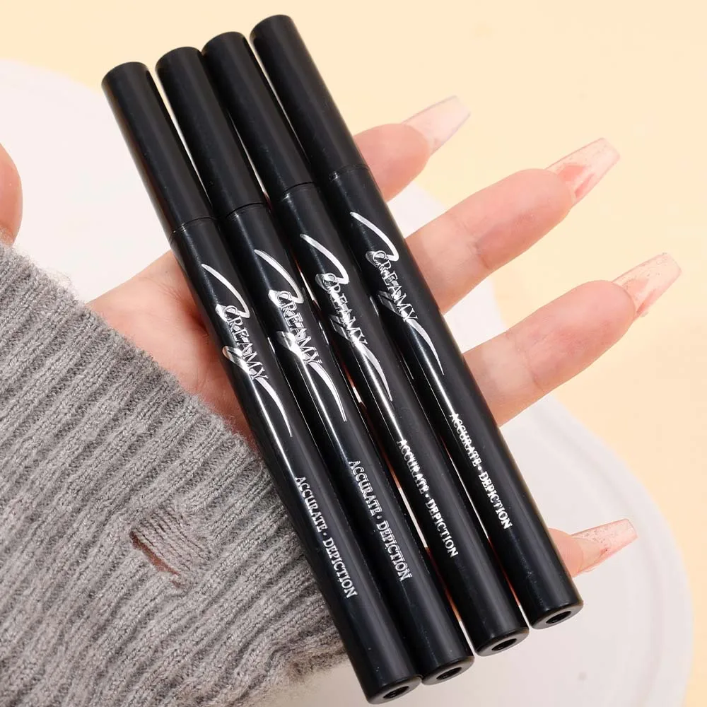 Gladde Zwarte Ultra-Fijne Eyeliner Onderste Wimper Pen Waterdichte Sneldrogende, Duurzame Eyeliner Liggend Zijdeworm Make-Up Tool Cosmetisch