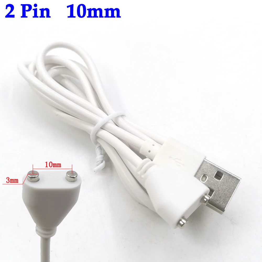 USB2.0 2pin center spacing 5/6/7/8/9/10mm Magnet Suctio Power charger for Beauty instrument Smart device Magnetic Charge Cable