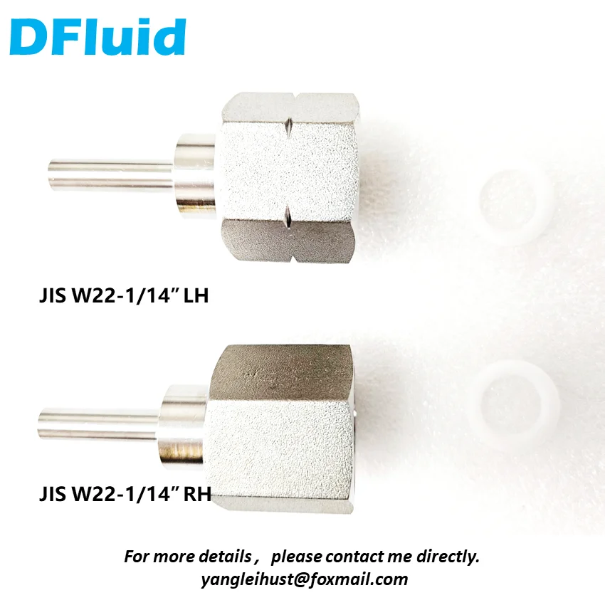 Imagem -03 - Jis-b 8244 W221 14 lh W22-1 14 Conexão da Válvula do Cilindro rh Co2 n2 Ch4 h2 Japão 316 Acessórios de Aço Inoxidável 1pc