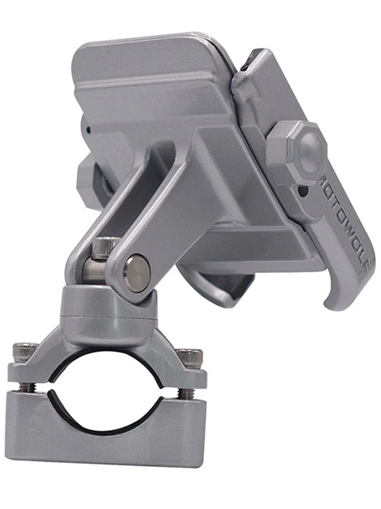 AliExpress ZJMZYM Aluminum Alloy Motorcycle Modified Handlebar Phone Holder Universal Rearview Mirror Bike Bicycle Holder Soporte Celular Motor