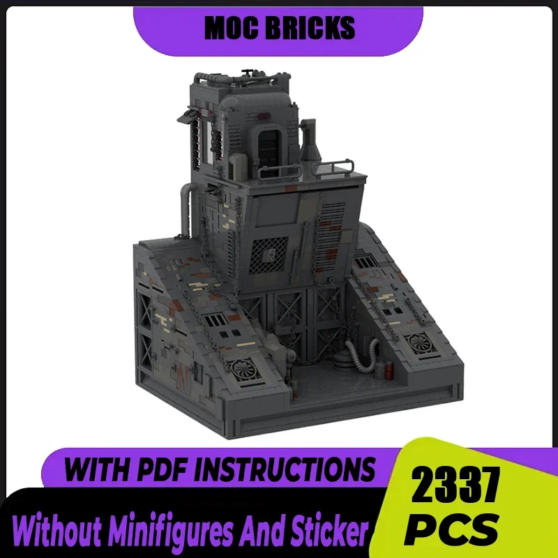 

Star Movie Scenes Coruscant Moc Building Bricks Lower Levels Model Building Technology Modular Blocks Construstion Toy Gifts