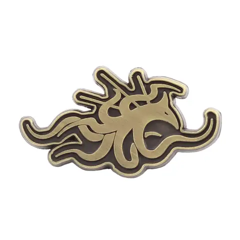 Death Stranding Enamel Pin Seven-Tailed Monster D-Dhv Magellan Logo Brooch Kojima Productions Action‎ Game Badge Gamer Gift Acc