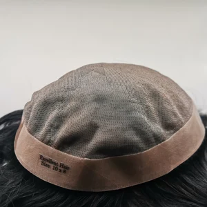 Erkekler için peruk mono iyidir, sistem-insan saçı değişimi, protez restorasyonu, saç birimleri doğal siyah Peruk erkek-insan - no. 1'in en iyi 10 satışı