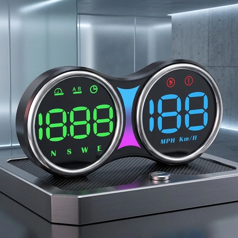 Car GPS Digital Dashboard Instrument Cluster Speed On Board Computer Clock Car Electronics Accessories