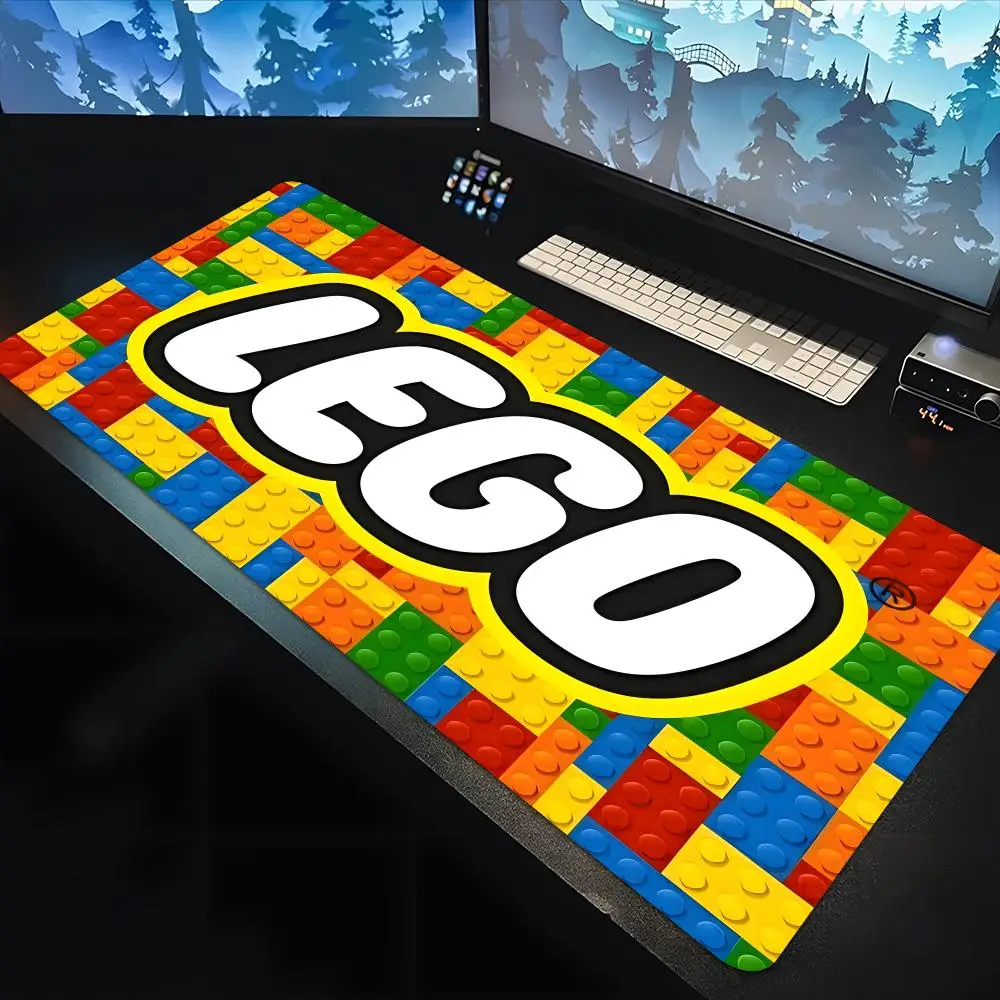 L_LEGOS Game Mouse Pad large keyboard mouse desk pad non-slip rubber gaming mouse pad laptop carpet 800x400mm 600x300 image 4