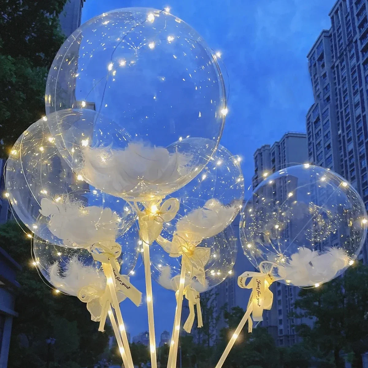 30/1PC Transparent Bobo Balloons PVC Helium Inflatable Balls Birthday Party Balloon Wedding New Year Decorations Bubble Globle