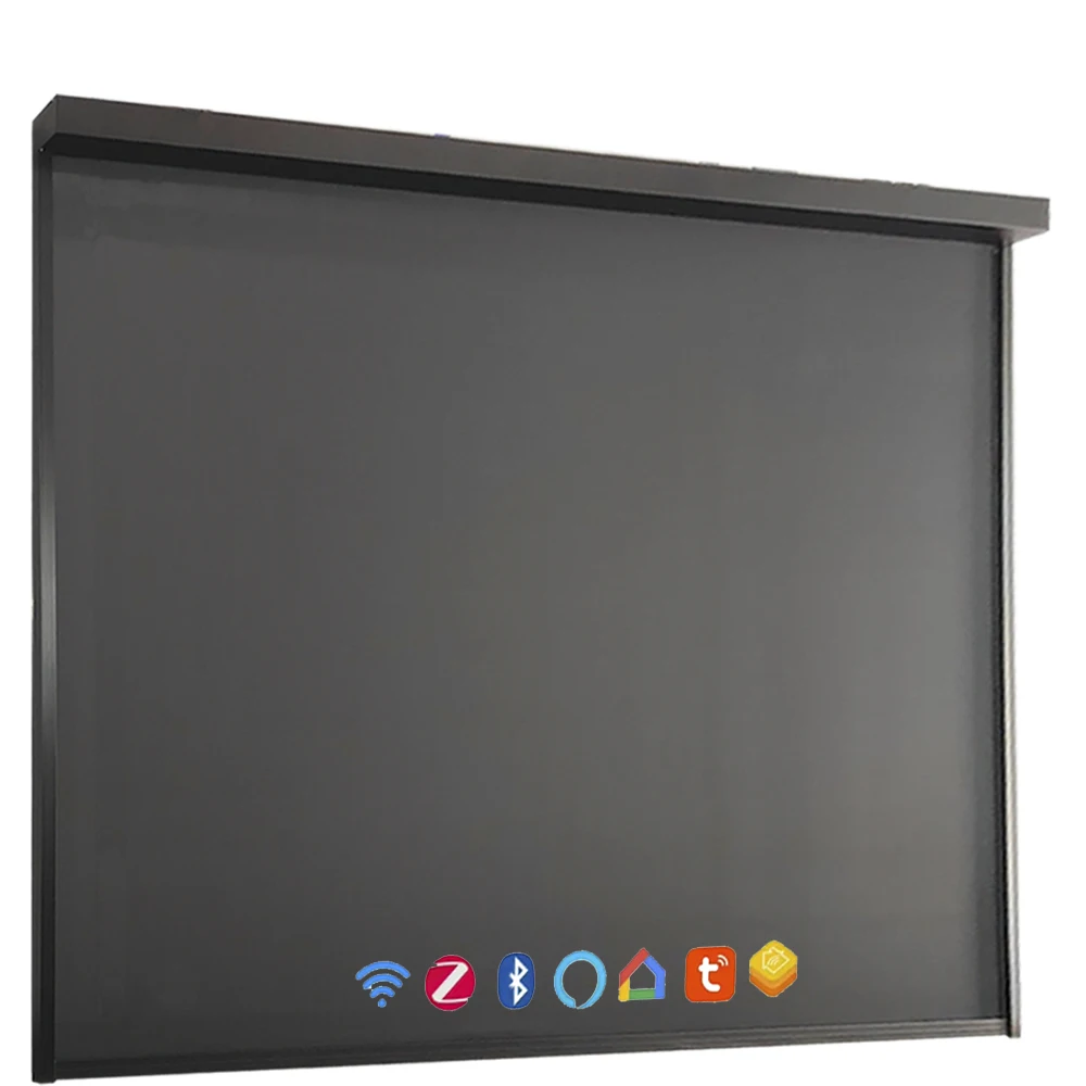 

Customized Large Width Motorized Garden Gazebo Balcony Windproof Windproof Blinds Outdoor Zip Track Screen Blinds Shades