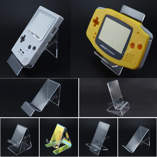 Gbc gba sp 2ds 3 psp psvコンソール用透明プラスチックスタンド 