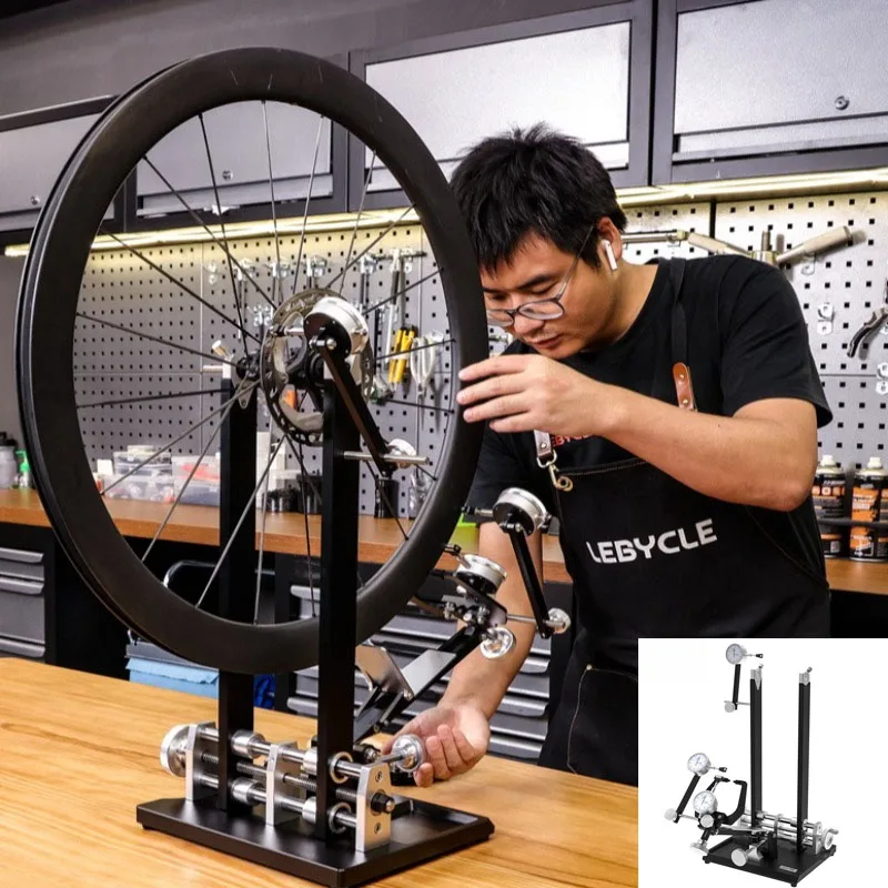 Mountain Bike Spoke Hub Wheel Set Wobbling Correction Tools Aluminum Alloy Stainless Steel Bike Repair Tools Bicycle Maintenance