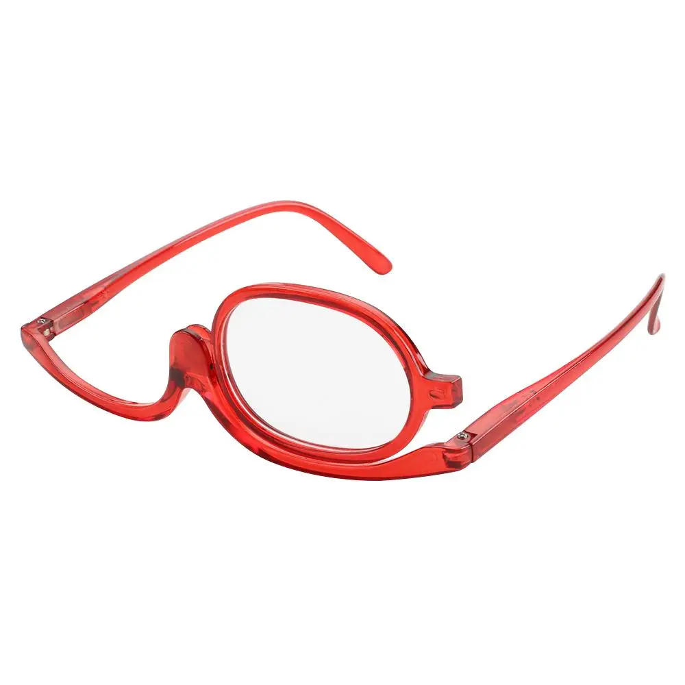 Middle-aged and Elderly Single-sided Vision Care Folding Reading Glasses Makeup Glasses Presbyopia Eyeglasses Single Frame