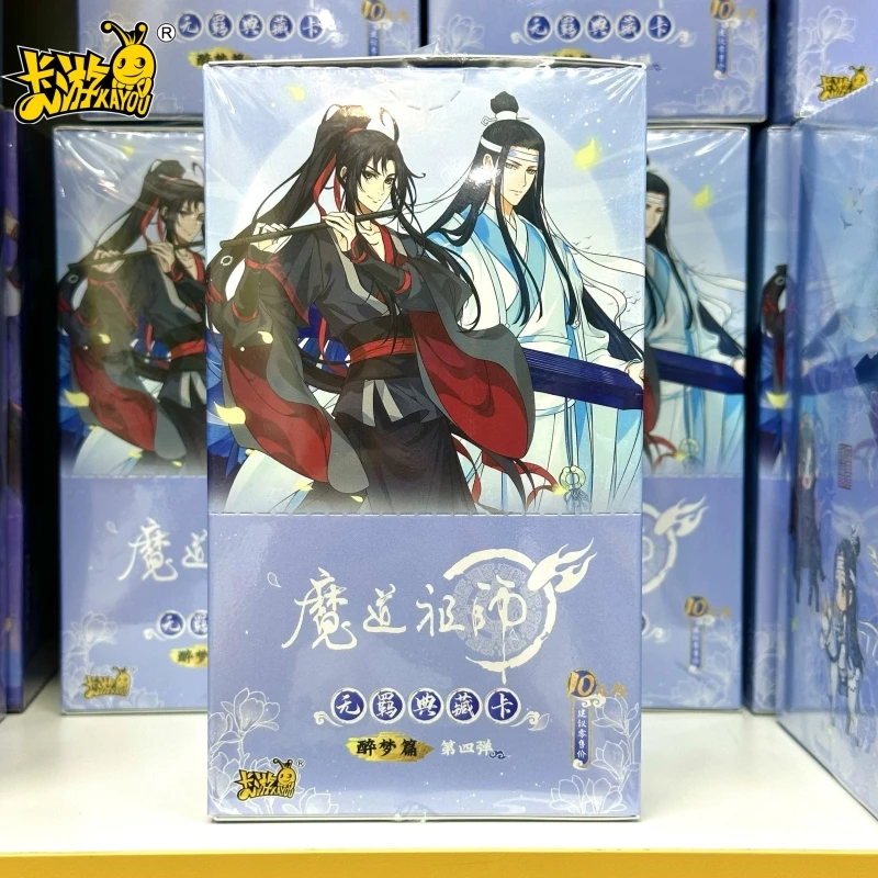 

Новая подлинная карта KAYOU Mo Dao Zu Shi Drunk Dreams Vol.4 Signature Card Wei Wuxian Lan Wangji Collection Game Card Детский праздничный подарок