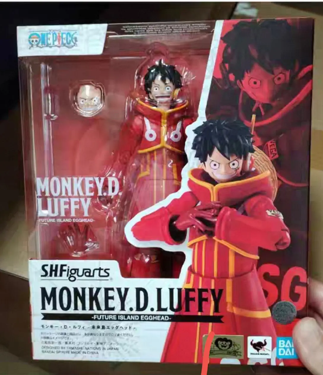 

Bandai S.H.Figuarts One PieceMONKEY.D.LUFFY FUTURE ISLAND EGGHEAD Figure Finished Model Anime Action Toy Gift for kids
