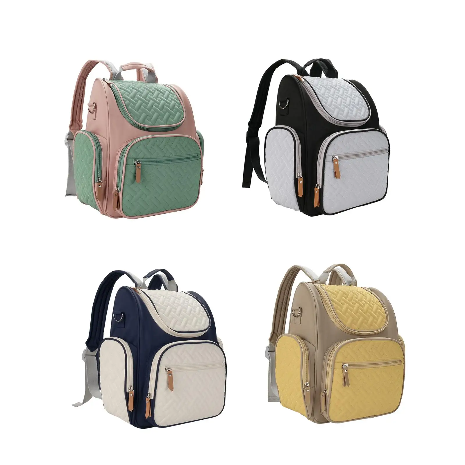 Diaper Bag Backpack Large Capacity Multifunctional Shoulder Bag Travel Baby Bag