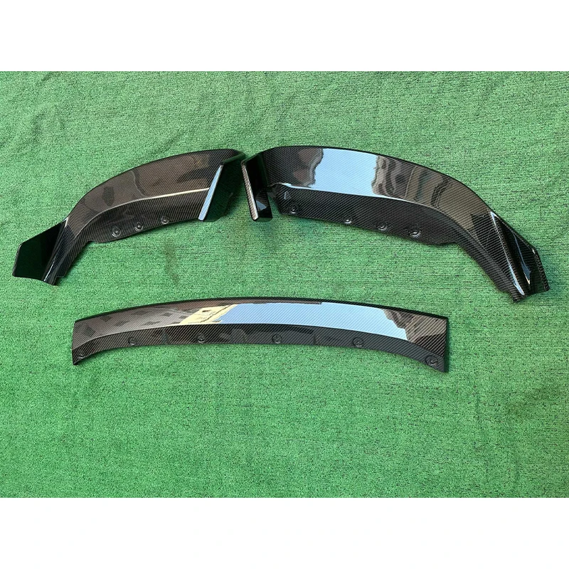 Für BMW M2 G87 2022+ Carbonfaser Frontstoßstangen-Diverter Spoiler Diffusor Frontlippe AD Style Upgrade Karosserie-Kit