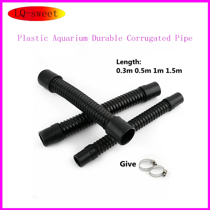 

Plastic Aquarium Durable Corrugated Pipe Fish Tank Inlet Outlet Joint Hose Water Pump Supplies Pipe 20/25/32/40mm