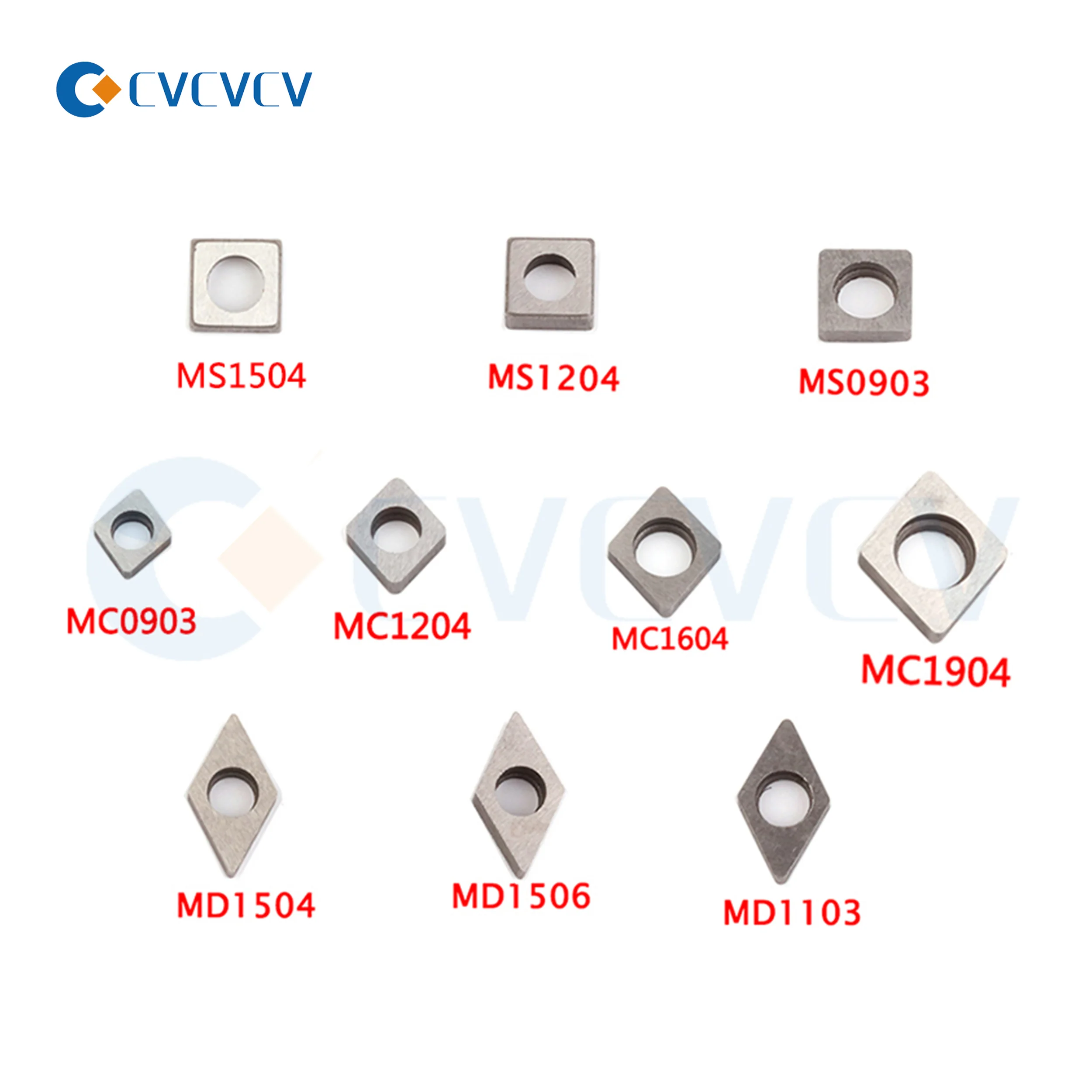 MD1103 MD1504 MD1506 MC0903 MC1204 MC1604 MC1904 MS0903 MS1204 MS1504 MS1904 guarnizione in metallo duro per tornio CNC Base del tornio