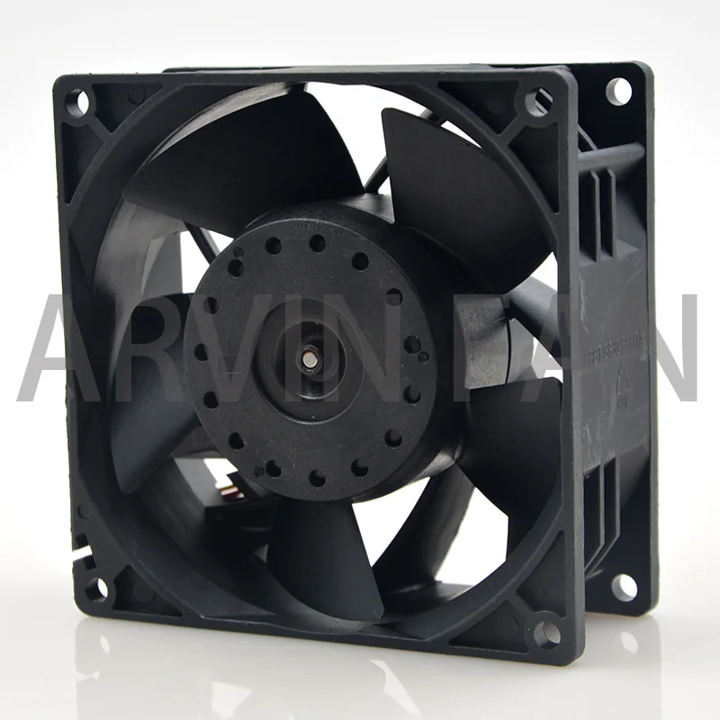 Ventilateur de refroidissement à roulement à billes, refroidisseur de débit d'air haute vitesse, RPM, CFM, PFR0912XHE, 12V, 90mm, 9cm, 4,5 A, 90*90*38mm