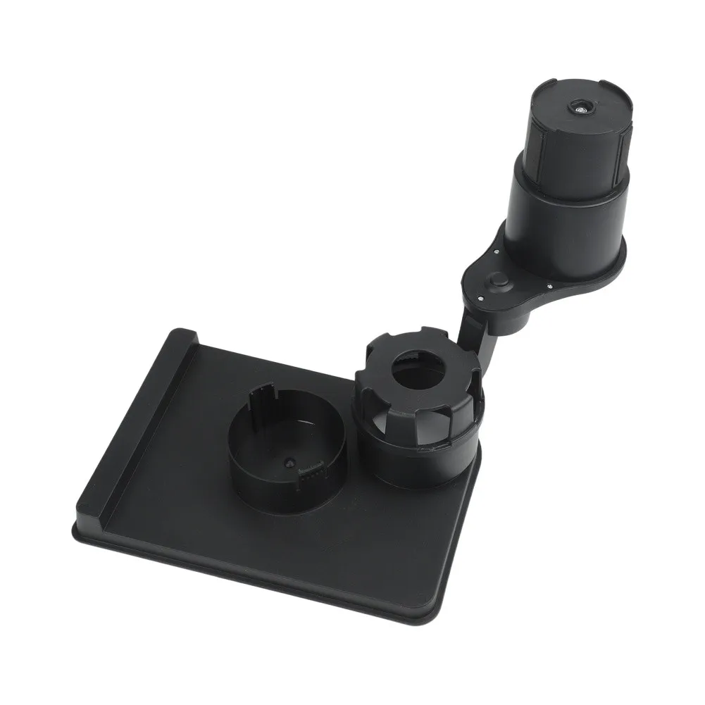 Food Tray Cup Organizer for rugged Use 360 Degree Rotation ABS Material Convenient Design Dual Cup Holder For Daily Use