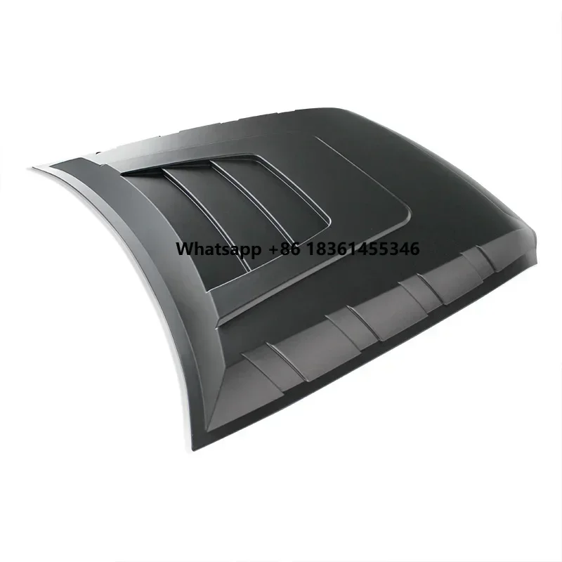 

ABS Black Bonnet Scoops Hood full cover accessories for Hilux Rocco 2018 2019 car accessories