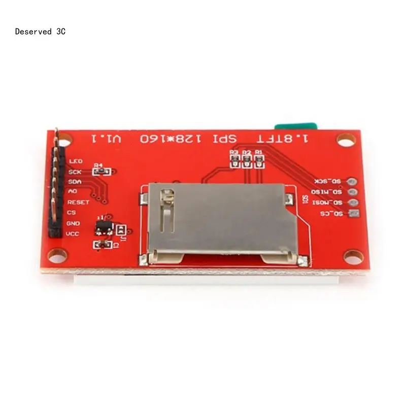 Tela LCD TFT SPI 1,8 polegadas MCU-Serial SPI Módulo exibição RGB colorido 128x160