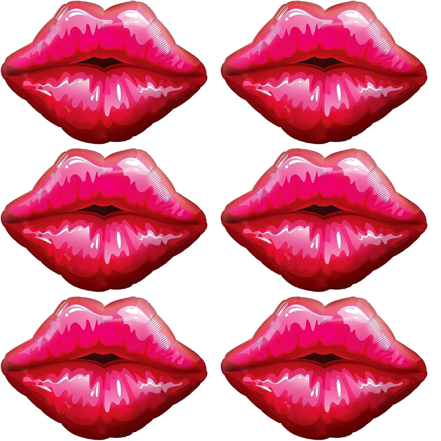 

200 шт. 30-дюймовые гелиевые шары для губ Love Globos Розово-красный воздушный шар для губ на День святого Валентина Поцелуй меня Фольгированный шар Свадебный декор