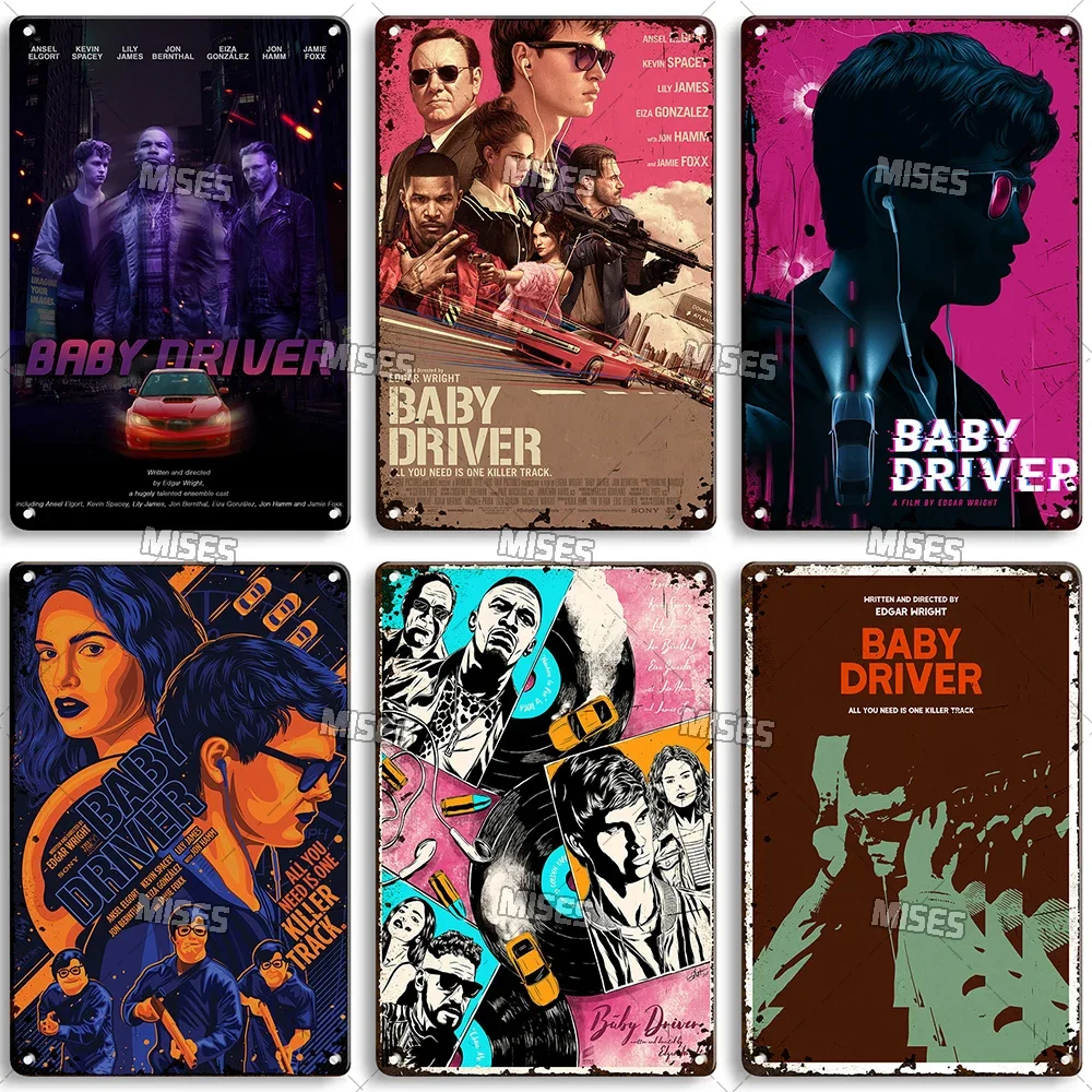 MISES طفل سائق لوحة معدنية الرجعية المعادن المشارك المنزل مقهى جدار ديكور تسجيل الحنين لوحة الحائط معدن القصدير تسجيل ديكور الصناعية #4