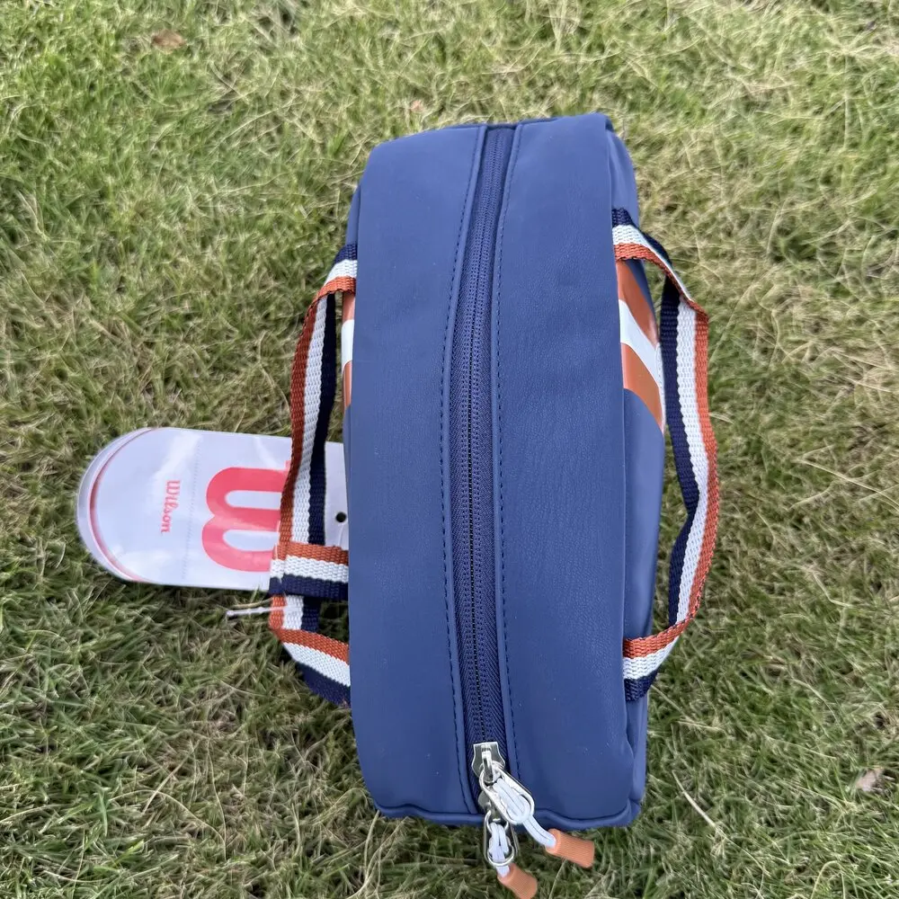 Wilson PU Leather Small Hand Bag Super Tour Tennis Accessories Bag Roland Garros Mini Travel Bag Racquet Sports