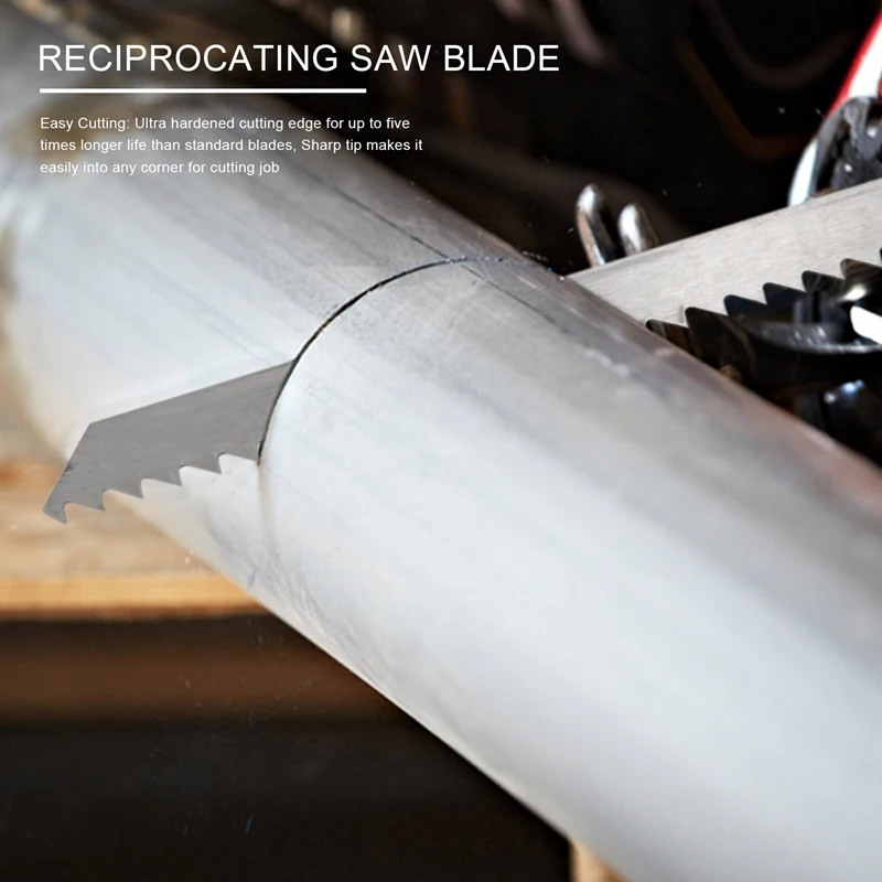 ABHU 12 дюймов полотно сабельной пилы для резки пищи большие зубья пилы лезвия для заморозки мяса, кубиков льда 3 шт.