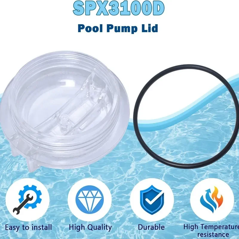 

SPX3100D Pool Pump Lid Replacement for Hayward Super II Pump SP3000 Series Models Pool Accessries C250CF. C500CF C1100CF C1800CF