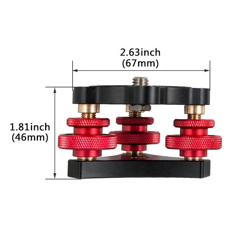 

2026 New Factory Manufactured Precision Bubble Level Base Camera Head Tripod Level Single Top Ball Head Photography Accessories