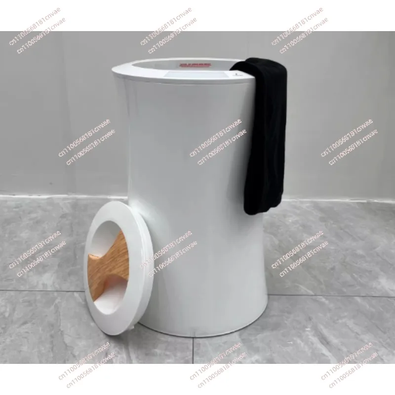 

110V Portable Heating Towel Bucket with LED Touch Screen, High Temperature Disinfection & Constant Temperature for Home