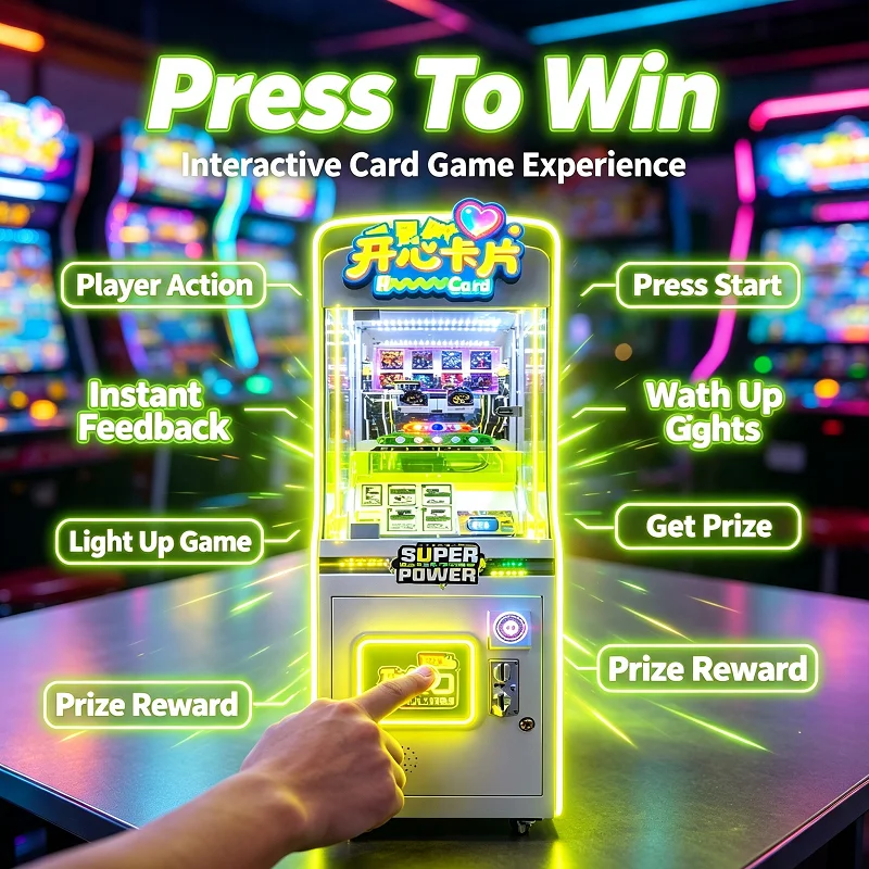 Redemption Prize Tickets - Máquina de Juego de Empujar Tarjetas,