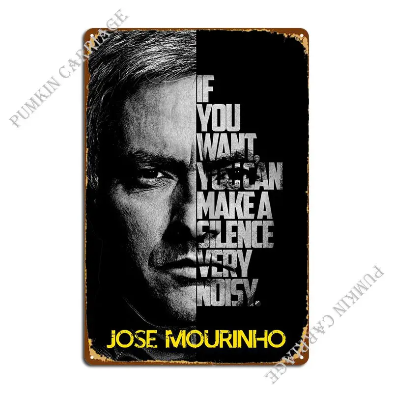 Jose Mourinho Metal Signs Wall Decor Party Cinema Wall Cave Tin Sign Poster