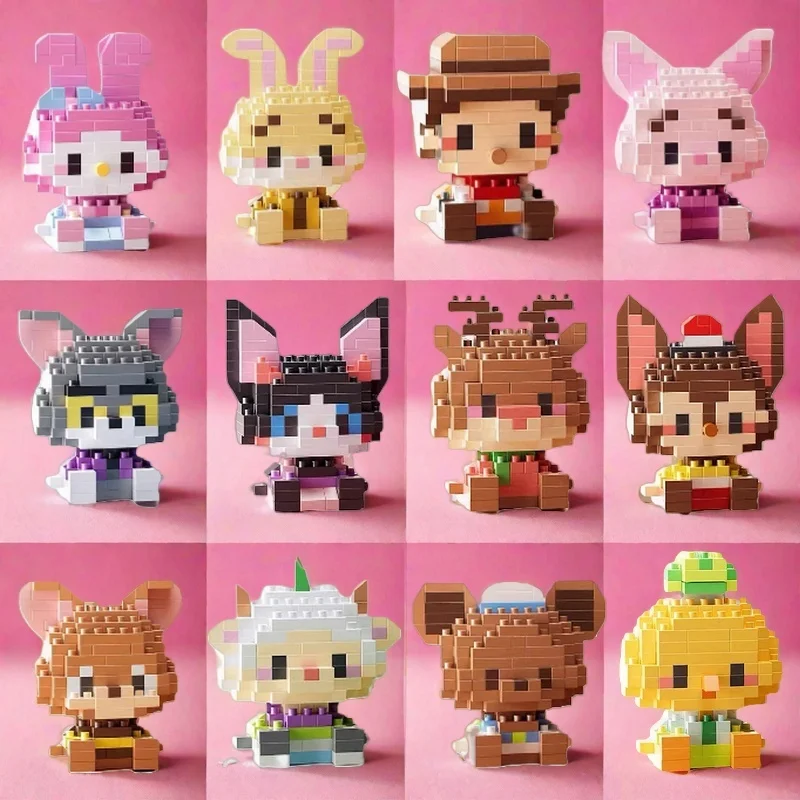 

6 шт. миниатюрные автомобильные строительные блоки, скорость мелких частиц, модель автомобиля, развивающие игрушки для детей, мальчиков, рождественские подарки