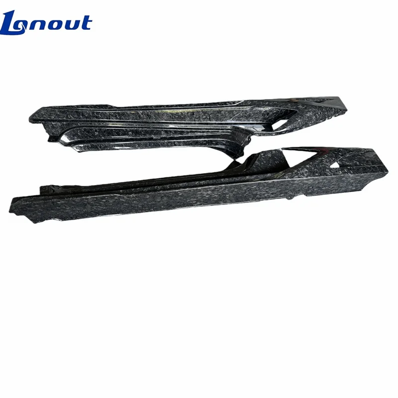 For Lamborghini LP610 LP580 Upgrading Side Skirts to Track Version with Forged Carbon Fiber Side Skirts Side Bumper Edge