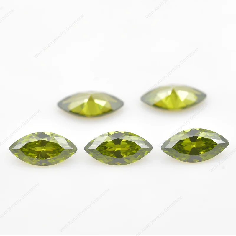 Marquise Shaped Loose Cubic Zirconia AAAAA CZ Stone 2x4mm~8x16mm Brilliant  for Jewelry Beads Wholesale
