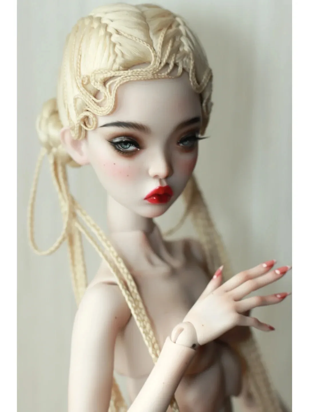BJD SD Doll 1/4 Popovy Girl 39cm Sisters Birthday Gift Articulated Puppet Toy Dolly Model nude Free Shipping