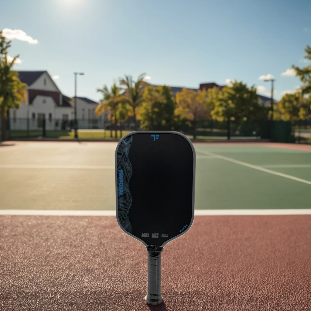 مرونة عالية Trufoam موجات TFW3 16 مللي متر سمك عالية الكثافة 100% رغوة الأساسية توراي T700 ألياف الكربون Pickleball مجداف