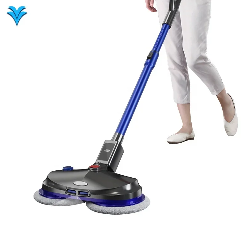 

Rechargeable Blue Cordless Electric Mop Handheld Floor Cleaning Tool for Household and Industrial Use