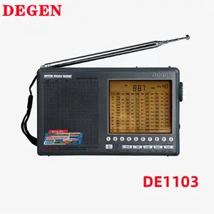 Degen DE1103デジタルfm、am、lw、mw、swステレオラジオDE1103 degen de-1103 ssbビットの新dspバージョン  - AliExpress