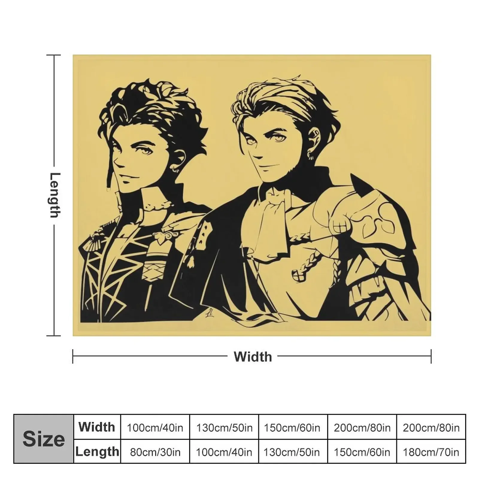 Claude Fire Emblem Three Houses - Pre & Post Time Skip Throw Blanket for babies Tourist Kid'S Shaggy Blankets