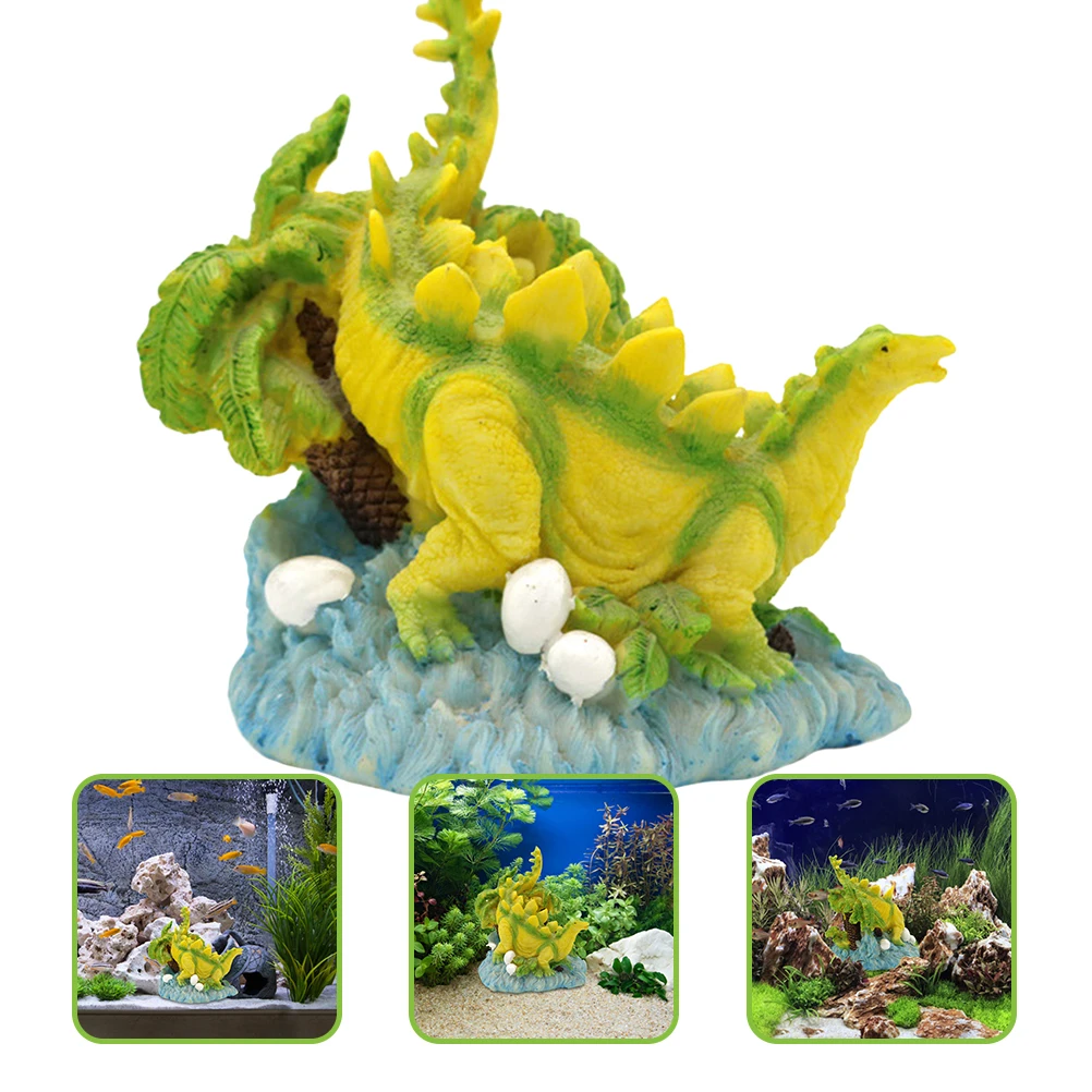 

Resin Aquarium Dragon Ornament Underwater Dragon Decor Fish Tank Landscaping Prop Dinosaur Fish Tank Decoration