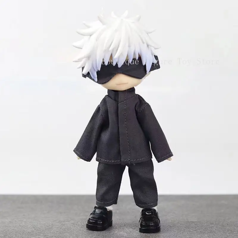 In Stock Ob11 Jujutsu Kaisen Satoru Gojo Commoner Doll Cute Action Figure Anime Model Toy Gift