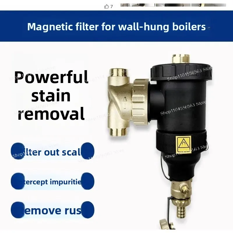 

Magnetic Dirt Separator for Hydronic Systems - Compatible with Heating Boilers & Underfloor Heating